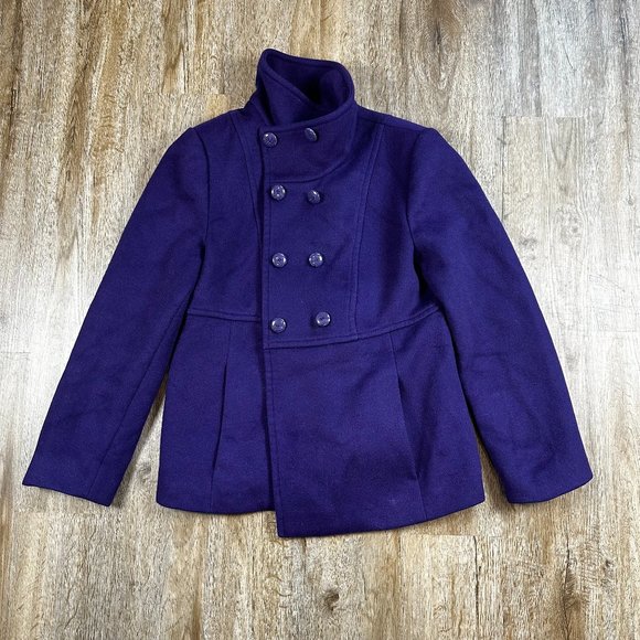 Cashmere Armani Coat | Size 8 | Purple coat - Picture 5 of 12